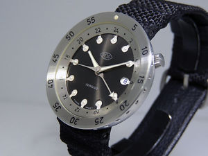 Ikepod Seaslug GMT S01D with/Date 39mm $NOS Collector Condition LNIB Rare