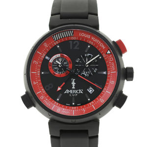 Pre-owned LOUIS VUITTON Tambour America's Cup Chronograph Limited Edition 1851