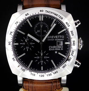 Brevetto Black Pearl SII Chronograph made in Oldenburg/iO Valjoux 7750 Limited