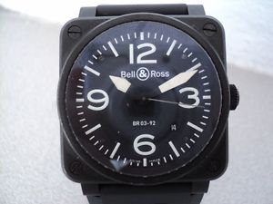 Bell & Ross BR 03-92 Carbon BR03-92 Wrist Watch for Men