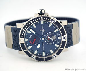 Ulysse Nardin Maxi Marine Diver Titanium Blue Automatic Chronometer 263-90-3/93