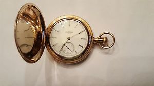 14k solid gold Illinois Pocket Watch 18S