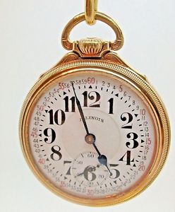 VINTAGE ILLINOIS BUNN SPECIAL 16 SIZE HAMILTON MADE IN 1933 23 JEWEL - 7C