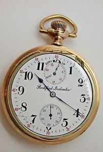 VINTAGE ROCHFORD 16 SIZE POCKET WATCH 655 21 JEWELS MADE IN 1910 21 JEWELS - 10C