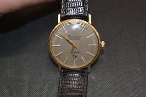 Lucien Piccard 14K Yellow Gold Automatic Seashark Mens Watch:Excellent condition