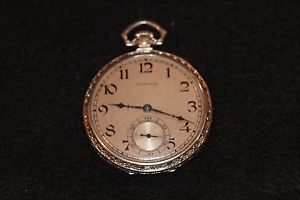 1926 Hamilton 922 23J Solid 14k White Gold Pocket Watch Great Find Real Nice !!!