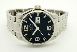 UNION GLASHÜTTE BELISAR Montre pour hommes avec Date panorama noir