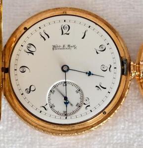 14 K - OUTSTAND E HOWARD & CO BOSTON w/ BOUTIQUE WEBB C. DIAL - N size - HUNTER