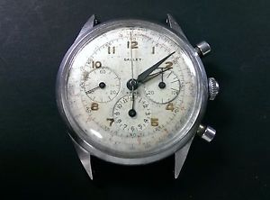 Vintage Gallet  Chronograph  Excelsior Park Movement Service Is Recommended