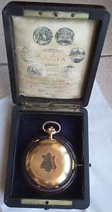 Volta Minute Repeater Chronograph Triple Date Moon Phase Pocket Watch