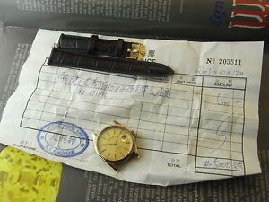 VINT TUDOR 18K GOLD BEZEL/CUP 75205 PRINCE OYSTER DATE 2824-2 AUTO MENS WATCH