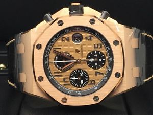 BRAND NEW  AUDEMARS PIGUET ROYAL OAK OFFSHORE CHRONOGRAPH ROSE GOLD 26470OR