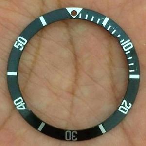 Rare Rolex Faded Insert Inlay Bezel Submariner Long Five 5 6536 5513 1680 FAT