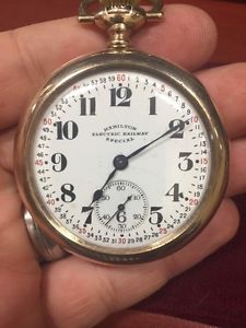 Hamilton Electric Railway Special Pocket Watch - 10kt.