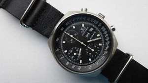 Vintage MEISTER ANKER CHRONOGRAPH 7750, Swiss Made, Stahl, Datum, Wochentag, RAR