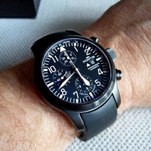 Fortis B-42 Flieger Chronograph Black Limited Edition 656.18.81 K