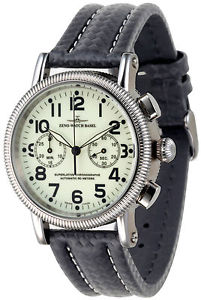 ZENO Nostalgia Bicompax-Chronograph Automatik DD2030 Dubios Depraz