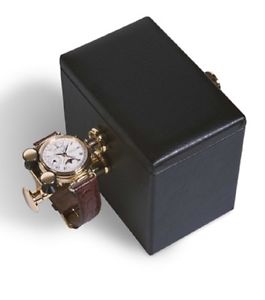 Orbita Sempre Module Hand Wound Automatic Watch Winder Black Leather W30001