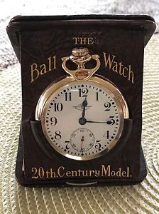 Just Serviced! Ball Hamilton 999M, Box, Papers, & Orig. Ball Leather Watch Pouch