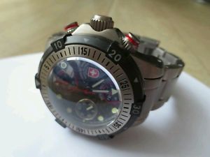 RARE CX SWISS Military 20000 FT titane (charmex) with warranty 2018