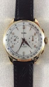 Vetta Cronografo Oro 18KT Anni 50 Meccanico Manuale