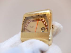 VINTAGE ROTARY RETROGRADE JUMP HOUR FUTURAMA WATCH WATCH (WATCH VIDEO)