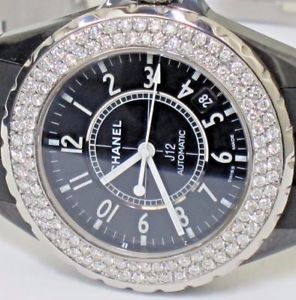 Womens Chanel J12 Ceramic 38MM Automatic Diamond
