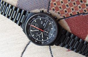 VINTAGE PORSCHE DESIGN ORFINA LEMANIA 5100 CHRONOGRAPH WRISTWATCH W 24 HOUR REG