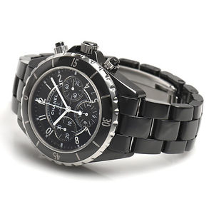 Free Shipping Pre-owned Chanel J12 Chronograph H0940 Used Men's Watches