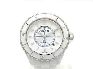 Free Shipping Pre-owned CHANEL Watch J12 H2981 Ceramic Automatic White