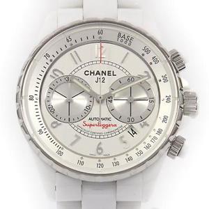 Free Shipping Pre-owned Chanel H3410 J12 41mm Super Rejjera Self-Winding Used