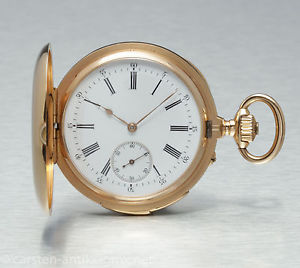 Audemars Freres Brassus Minute Repeater 18k gold cut hunter 1898 Pocket watch