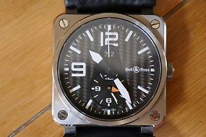 Reduced - Bell & Ross BR03-51 GMT Aviation 42mm Titanium Carbon Fiber Automatic