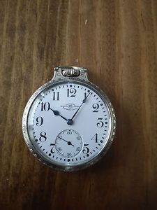 Ball Hamilton pocket watch 23 jewels / serviced.