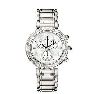BALMAIN WOMEN'S CHRONOGRAPH + B DE B 39MM STEEL CASE QUARTZ WATCH B5635.33.84