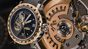 DeWitt Academia Mirabilis 18K Rose Gold Neotitanium Gent's Watch. Limited 88