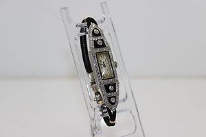 Vintage Beautiful Art Deco Diamond and Platinum Arthur Lehman Wristwatch (KELL)