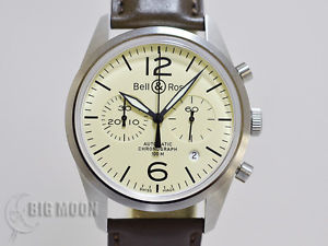 BELL&ROSS BR126-94-SS Vintage 126 BR126 Watch Rare Never Used Mint
