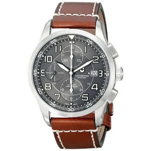 Victorinox Men's 241597 AirBoss Analog Display Swiss Automatic Brown Watch