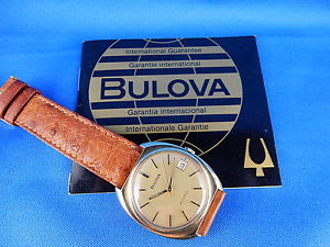 BULOVA 18k. AUTOMATIC 750er Vintage Gold Wrist watch