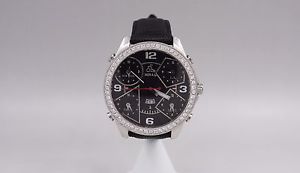 Jacob & Co. Five Time Zones Diamond Bezel Watch 2.75 Tcw