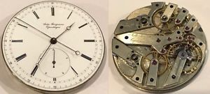 Jules Jurgensen 1/5 Jump Chronograph Pocket Watch Movement