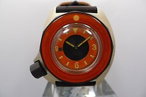 VINTAGE VDB 925 SOLID SILVER HANDMADE PIECE UNIQUE 46MM 3 STRAPS MILITARY