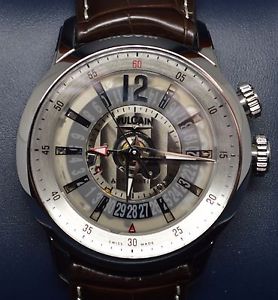 NEW Vulcain Anniversary Heart Automatic Cricket Alarm Watch 220136.267LF No. 005