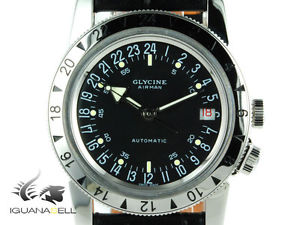 Glycine Mens 394419lbk9 Airman N