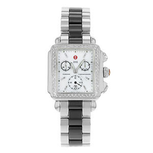 Michele Deco Classique MWW06A000717 Acier & Diamants Quartz Pour Femmes