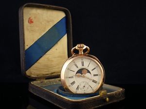 Calendrier Brevete Pocket, Moonphase Date Calendar Russian Dial Tsar Nicholas II