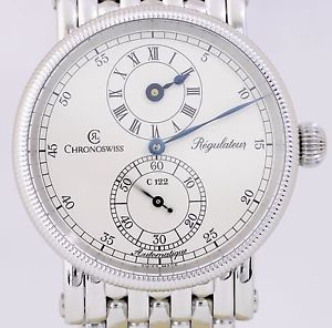 Chronoswiss Regulateur Automatique Stahl CH1223 Klassiker selten Top