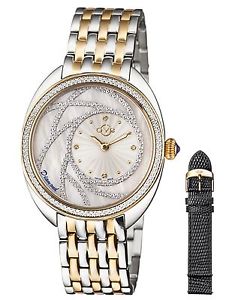 Gv2 By Gevril Women's 3703 Ancona Diamonds Two-Tone Stainless Steel Wristwatch