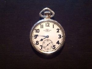 1925 Ball 999R 23 jewel 14K WGF Pocket Watch Runs Great